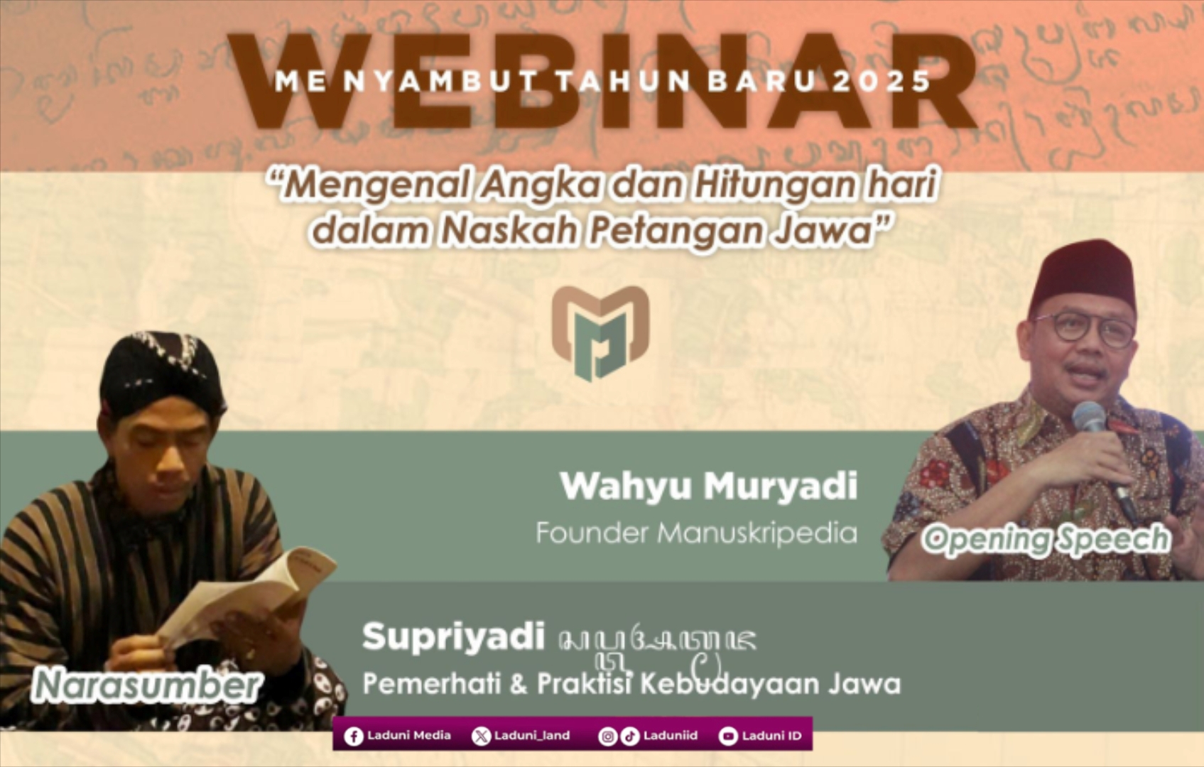 Webinar Manuskripedia 2025: Mengenal Kearifan Kalender Jawa