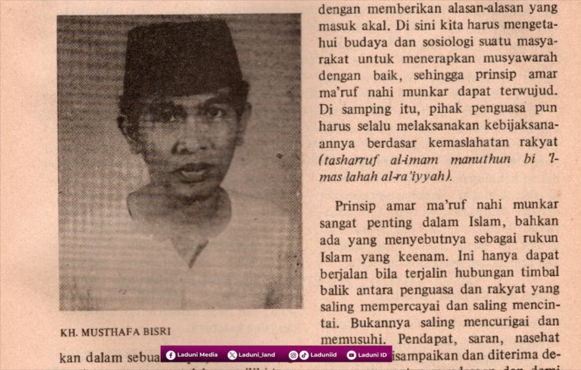 Membaca Kembali Tulisan KH. A. Musthafa Bisri  Berjudul 